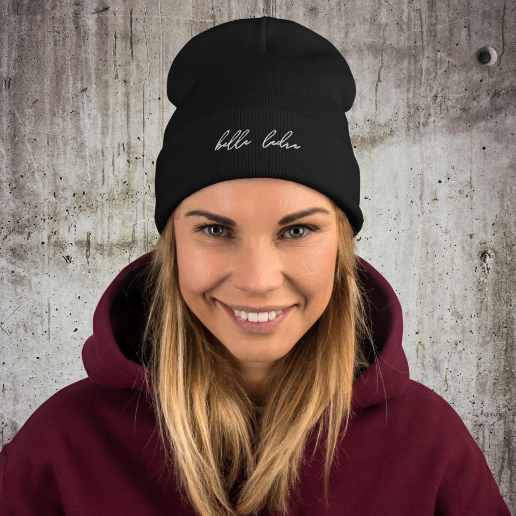 Bella Ladra Embroidered Beanie