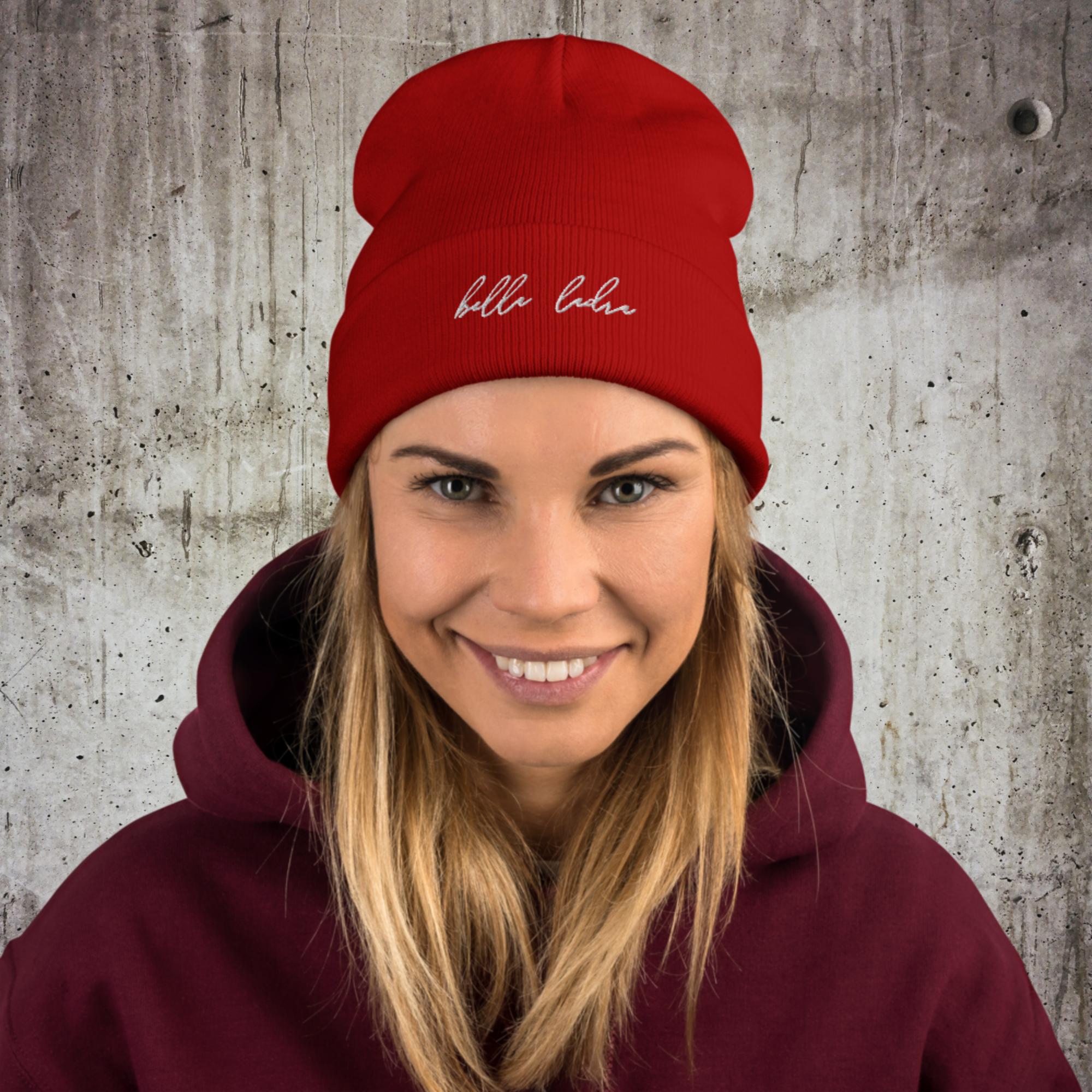 Bella Ladra Embroidered Beanie