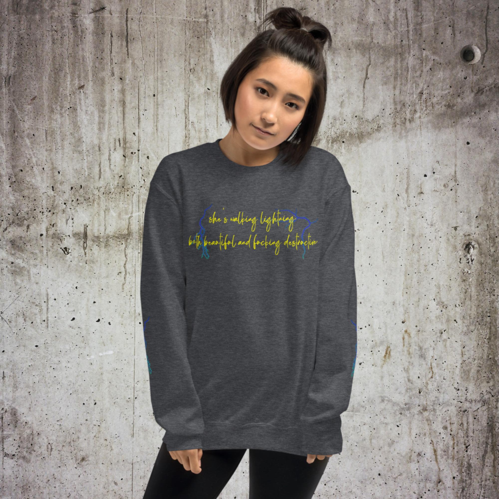 Walking Lightning Unisex Sweatshirt