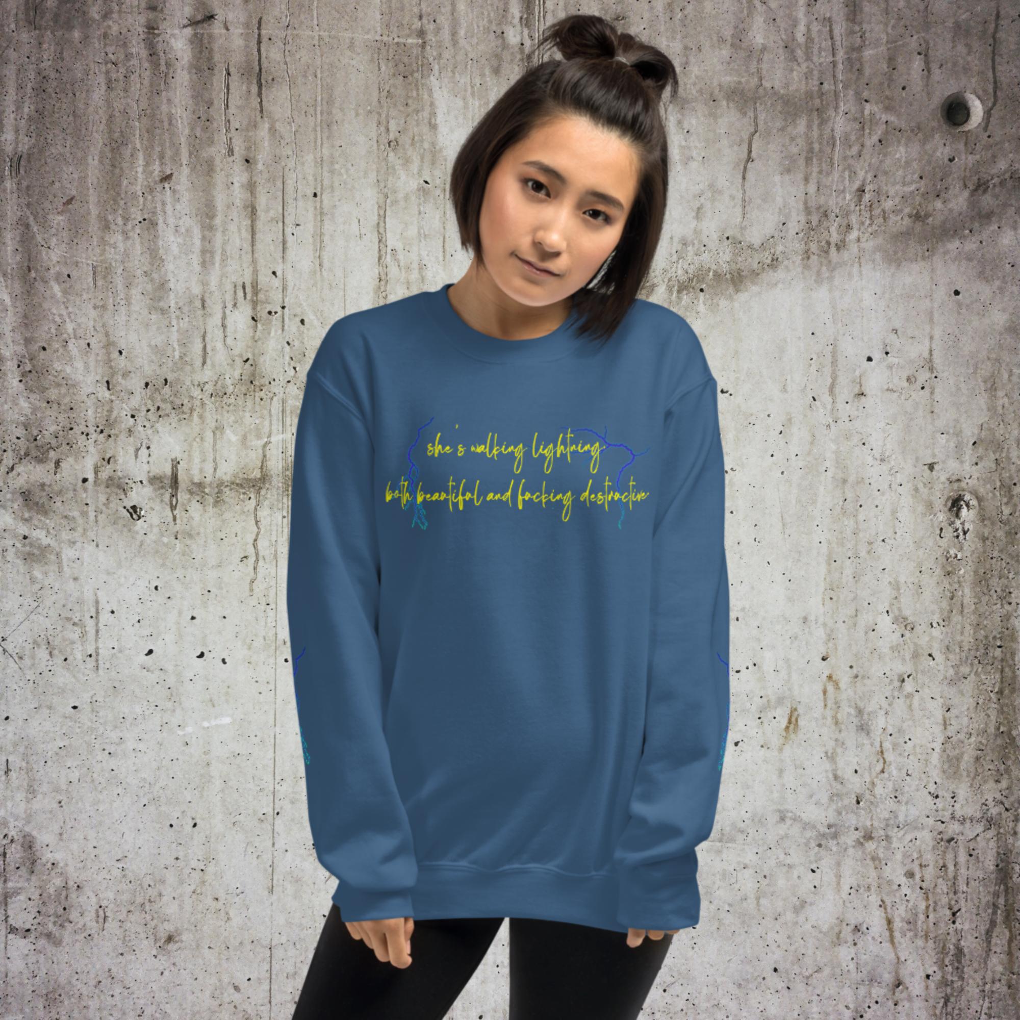 Walking Lightning Unisex Sweatshirt