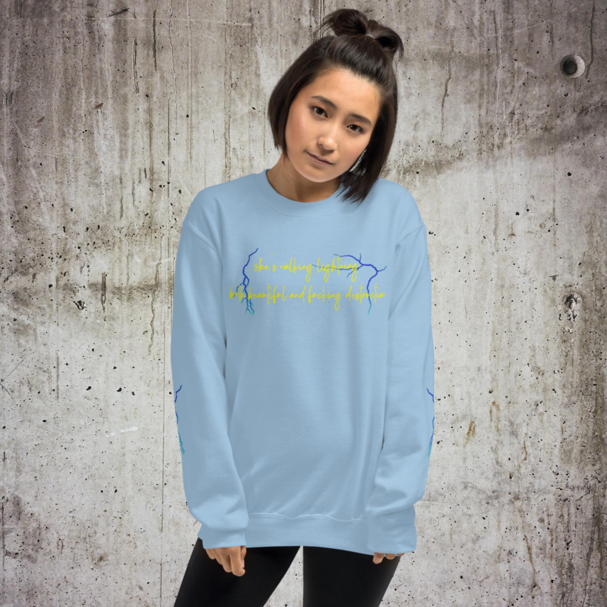 Walking Lightning Unisex Sweatshirt