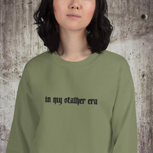 In My Stalker Era Embroidered Unisex Sweatshirt