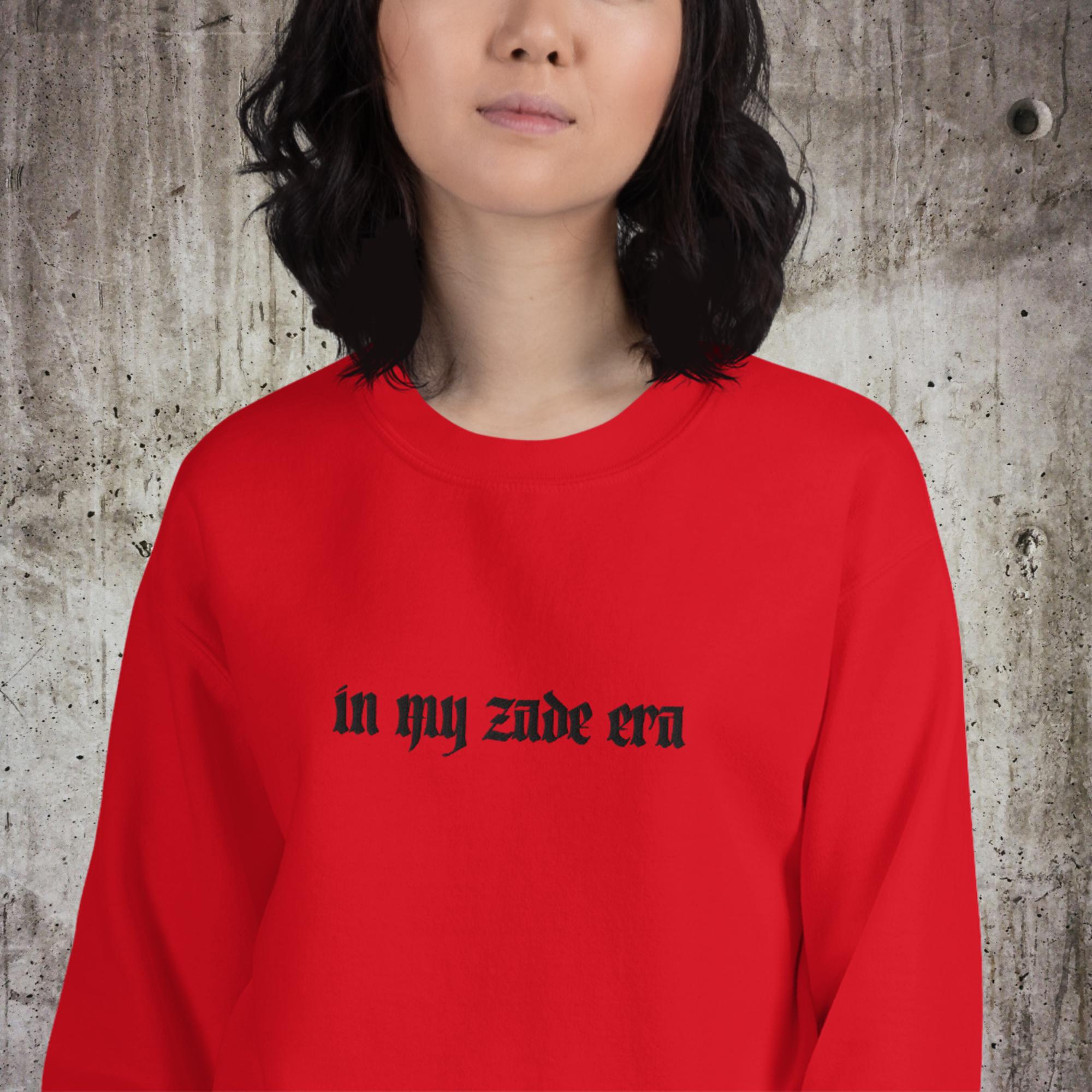 In My Zade Era Embroidered Unisex Sweatshirt