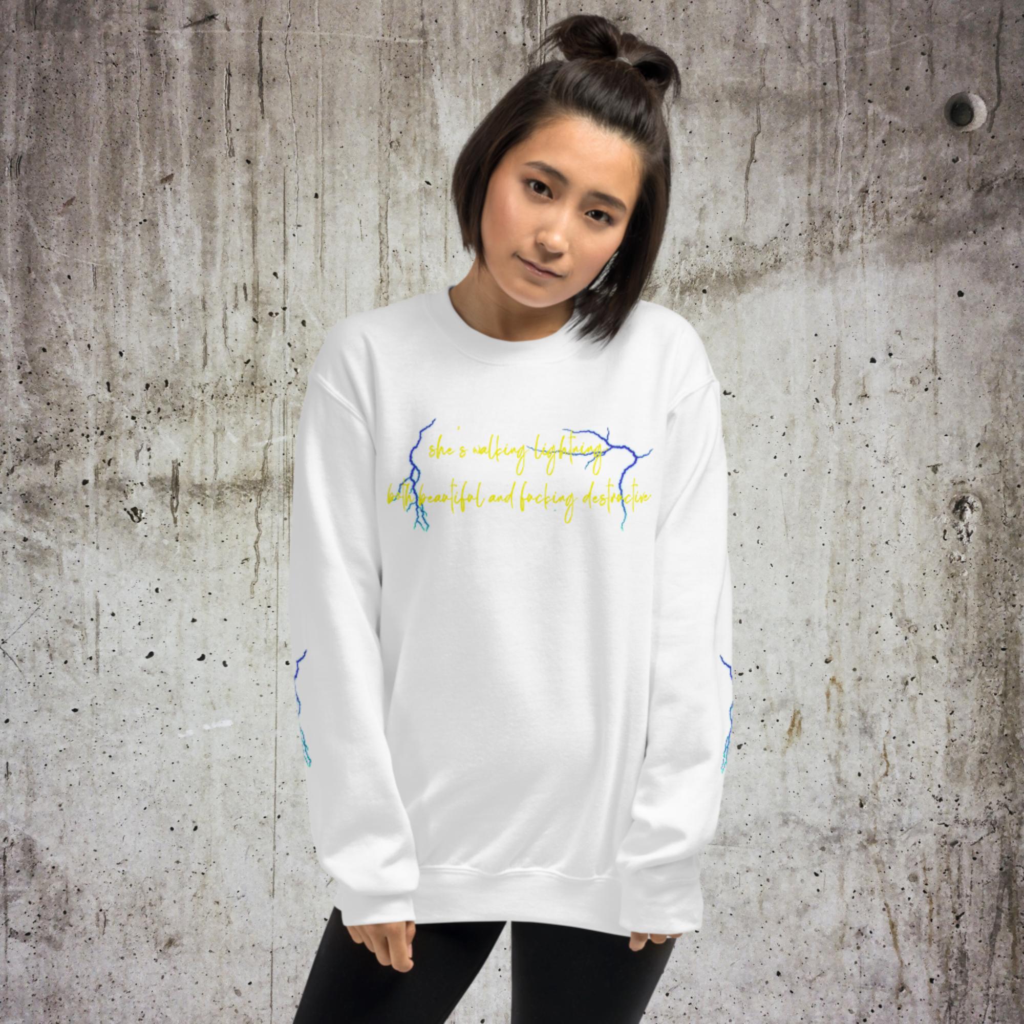 Walking Lightning Unisex Sweatshirt