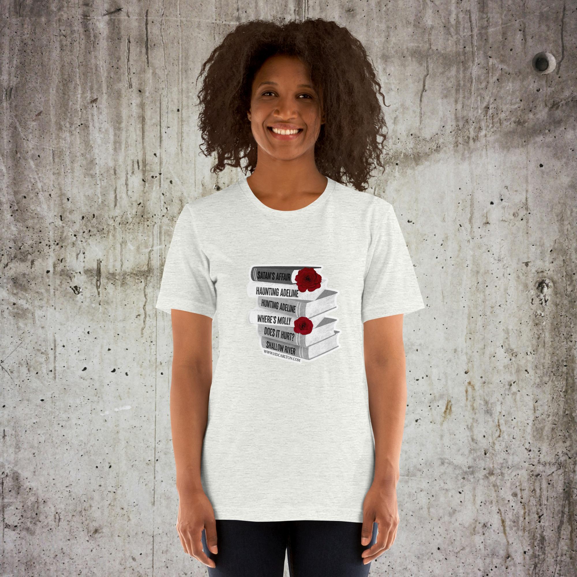 H. D. Book Stack Unisex T-Shirt