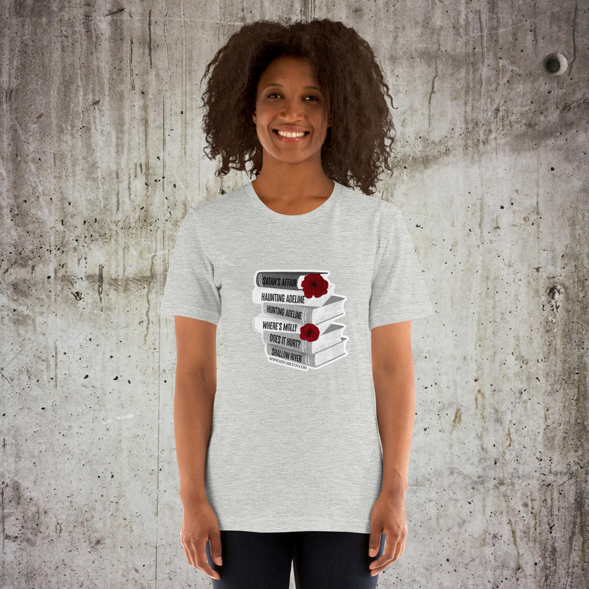 H. D. Book Stack Unisex T-Shirt