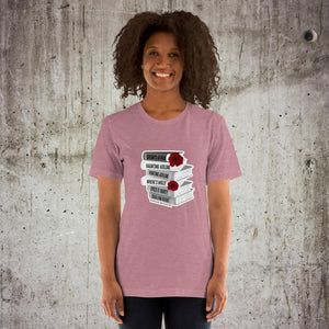 H. D. Book Stack Unisex T-Shirt