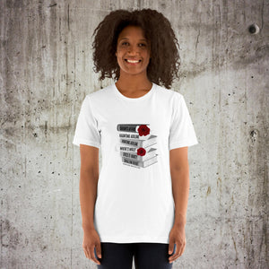 H. D. Book Stack Unisex T-Shirt